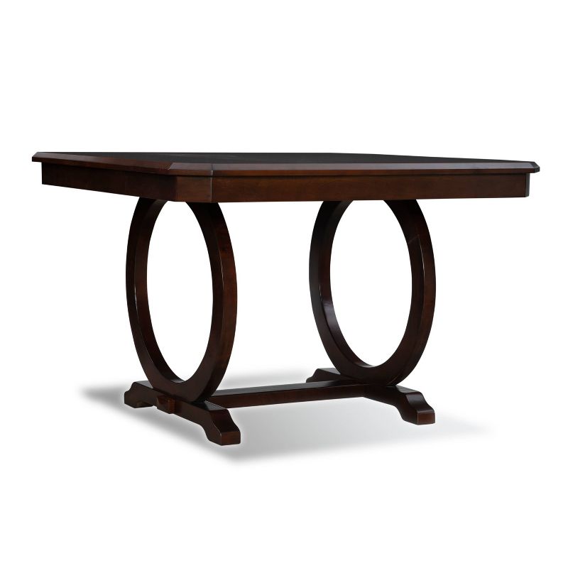 Vasha Square Gathering Table Cherry Red - Powell, 1 of 7