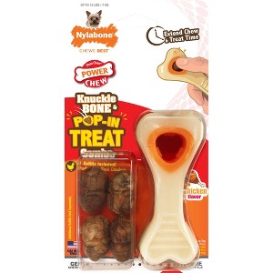 Nylabone Power Chew Knuckle Bone Pop-In Treat - Pack of 24 - 1 of 1