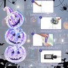Costway 3.4 FT Halloween Stacked Pumpkins 150 LED Lighted Pumpkin Decoration with Base Standing  for Home Haunted House and Outdoors - 4 of 4