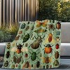 Lomsoe Vintage Style Insect Collection Flannel Throw Blanket Soft All-Season Multipurpose, Christmas Gift. - 2 of 4