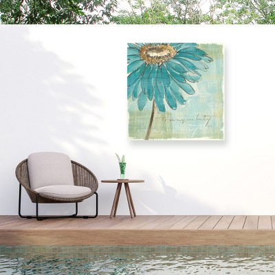 Chris Paschke Spa Daisies III Outdoor Canvas Art