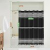 LunaLulinlk Black and White Shower Curtain Striped - 4 of 4