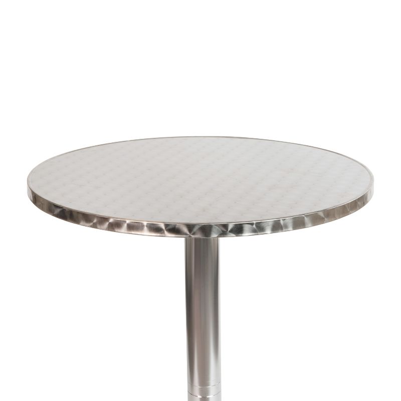 Flash Furniture 23.5" Round Aluminum Indoor-Outdoor Bar Height Table, 6 of 11