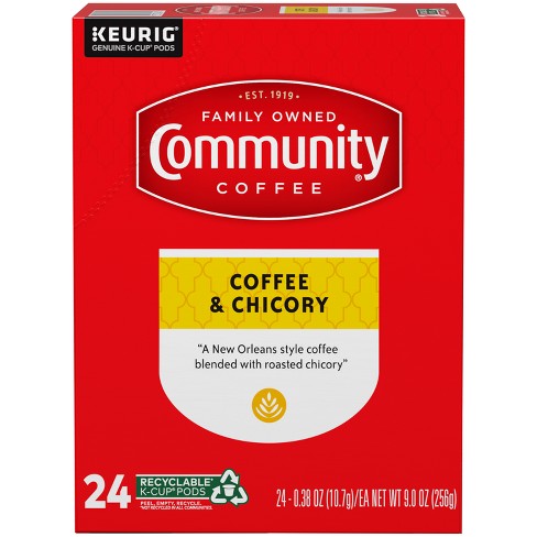 Community coffee 2025 chicory k cups