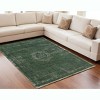 Gray and Green Medallion Non Skid Area Rug - 2 of 4