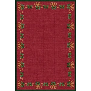 Coolmee Christmas Washable Area Rug Non-Slip Low Pile Boho Carpet for Bedroom Living Room Kitchen Nursery - 1 of 2