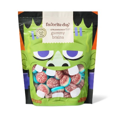 Halloween Strawberry Flavored Gummy Brains Candy - 7oz - Favorite Day™