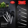 Cooking Utensil Set Premium 5 Piece Kitchen Utensil Set - Stainless Steel Handle and Nylon Faucet, Non-Stick, Heat Resistant, For Home, Kitchen Gift - 2 of 4