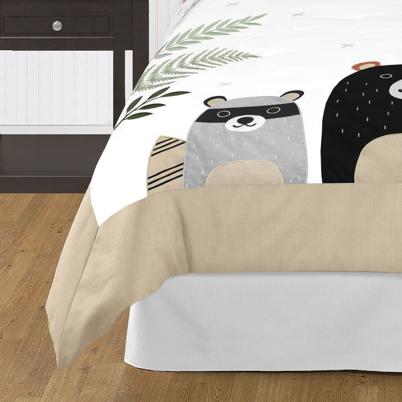 Sweet Jojo Designs Full/Queen Comforter Bedding Set Woodland Pals Multicolor 3pc, 4 of 5
