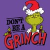 Junior's Dr. Seuss Christmas Don't Be a Grinch T-Shirt - 2 of 4