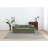 Dexmalle Corduroy Convertible Sleeper Sofa Bed with Cylindrical Pillow - 2 of 4