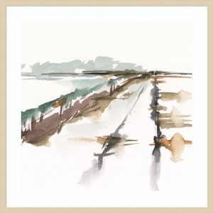 Amanti Art Rainy Fields II by Ethan Harper Wood Framed Wall Art Print - 1 of 4