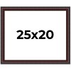 PosterPalooza | Linear Brown Picture Frame - UV Acrylic, Backing Board, Hanging Hardware Included - 2 of 4