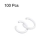 Unique Bargains Carbon Steel DIY Crafts Jewelry Making Open Connector Jump Rings 100 Pcs - 3 of 4
