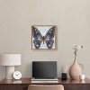 Art Remedy On Her Way Colorful buterfly and flowers wall art Framed - 2 of 4