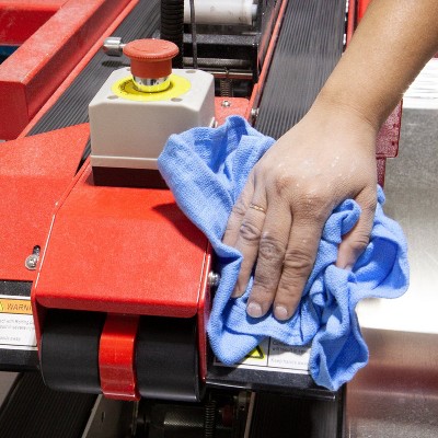Blue Cotton Multipurpose Absorbent Cleaning Towels Bag