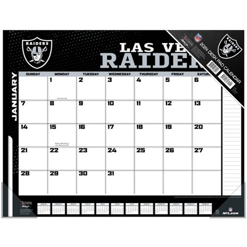 Las Vegas Raiders NFL Calendar 2024