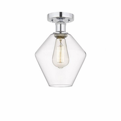 Cindyrella - 1 Light Semi-Flush Mount In Nautiical Style-11.25 Inches Tall and 8 Inches Wide