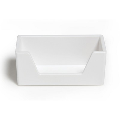 TRU RED Business Card Holder White TR55270