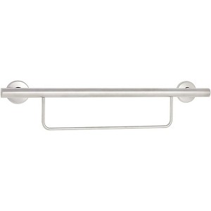 Seachrome 30" Designer Newport Wall Mount Bathroom Shower Grab Bar with Towel Bar - 1 of 1