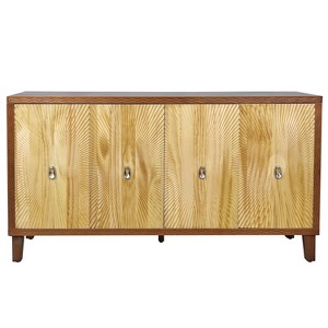 Bella Depot Vintage 59.84" Multifunctional Accent Cabinet with Adjustable Shelves - 1 of 4