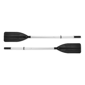 INTEX 69625E 54" Deluxe Boat Oars: Easy 3 Piece Assembly – Ribbed Blade – Retainer Rings – TUV RL approved – Perfect for Inflatable Boats - 1 of 4