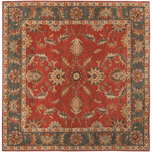 Mark & Day Daysland 4'x4' Square Tufted Indoor Area Rugs Rust : Target