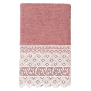 Linum Home Textiles 100% Turkish Cotton AIDEN Embellished Towel Set - 1 of 2