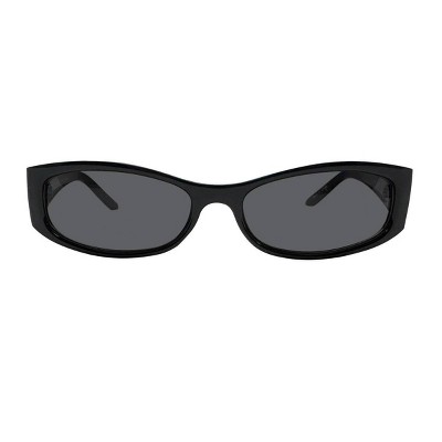Plastic Slim Rectangle Sunglasses - Wild Fable™ Black