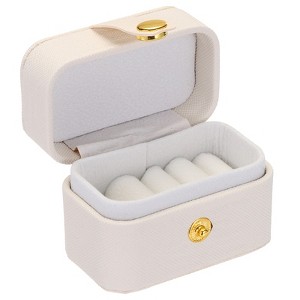 Unique Bargains Romantic Engagement Wedding Ring Box Jewelry Storage - 1 of 4