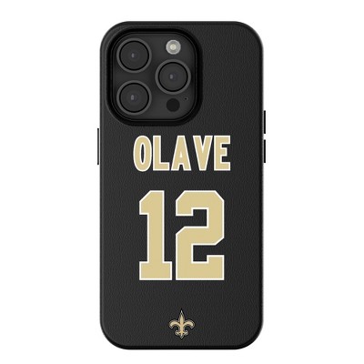 Keyscaper NFL New Orleans Saints Players Game Tactic MagSafe Compatible Cell Phone Case for Apple iPhone