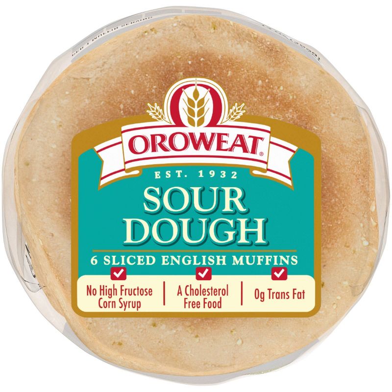 Oroweat Sourdough English Muffins - 13oz, 5 of 6