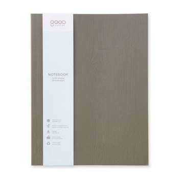 1 Subject Spiral Notebook Gray Stripe - Sugar Paper Essentials : Target