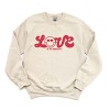Simply Sage Market S.W.Smiley Love Cursive Sweatshirt - 3 of 4