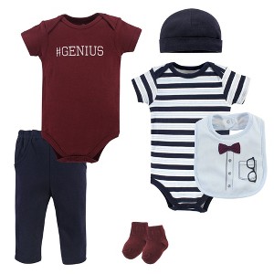 Little Treasure Baby Boy Layette 6-Piece Set, Glasses - 1 of 1