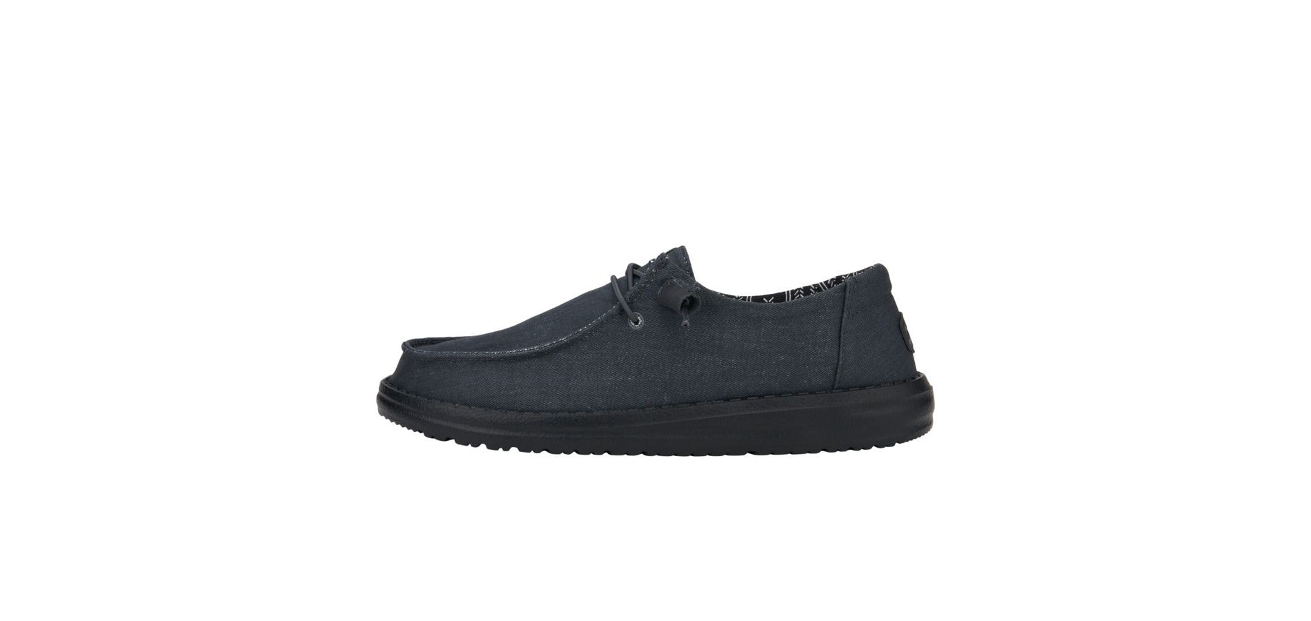 Wendy Stretch Canvas Wide - Black/Black