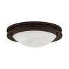 Livex Lighting Ariel 2 - Light Flush Mount in  Bronze - 3 of 4