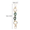 Unique Bargains Trendy Handbag Strap Deep Green White 1 Pc - 2 of 4