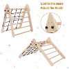 GustoWave 3-in-1 Wooden Climber Set for Toddlers – Foldable Triangle Gym with Climbing Arch & Slide Ramp for Indoor Outdoor Play, 18M+ - 4 of 4