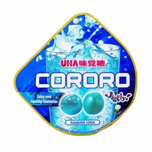UHA Cororo Japanese Gummy Candy RAMUNE SODA Flavor 1.41 Oz./40 g. (Pack of 6) - 1 of 4