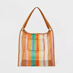Mesh Shoulder Tote Handbag - Shade & Shore™ 