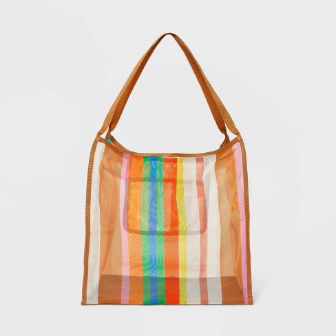 Mesh Shoulder Tote Handbag - Shade & Shore™  - image 1 of 4