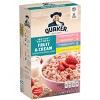 Quaker Fruit & Cream Instant Oatmeal Variety - 8ct/9.8oz - image 2 of 4