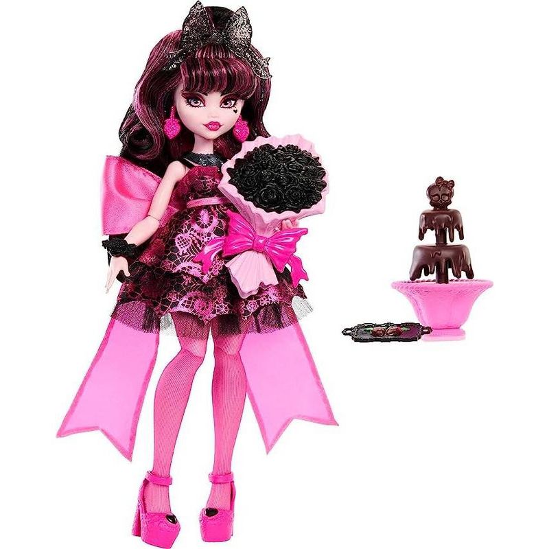 Monster High Draculaura Doll in Monster Ball Party Dress, 3 of 7
