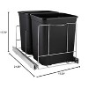 Pull-Out Under Cabinet Trash Can Frames - 2 of 4