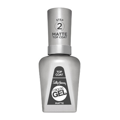 Sally Hansen Miracle Gel Nail Polish - 102 Matte Top Coat - 0.5 fl oz