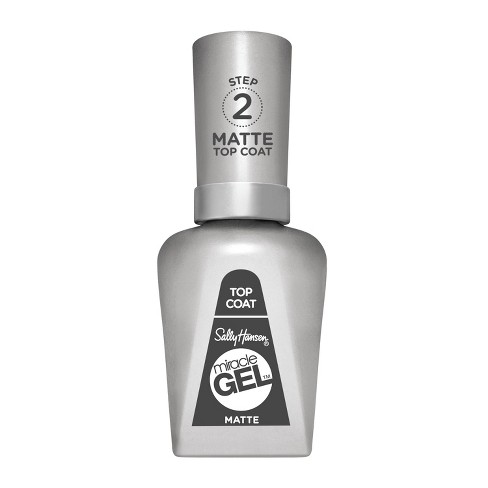 Sally Hansen Miracle Gel Nail Polish - 102 Matte Top Coat - 0.5 Fl :