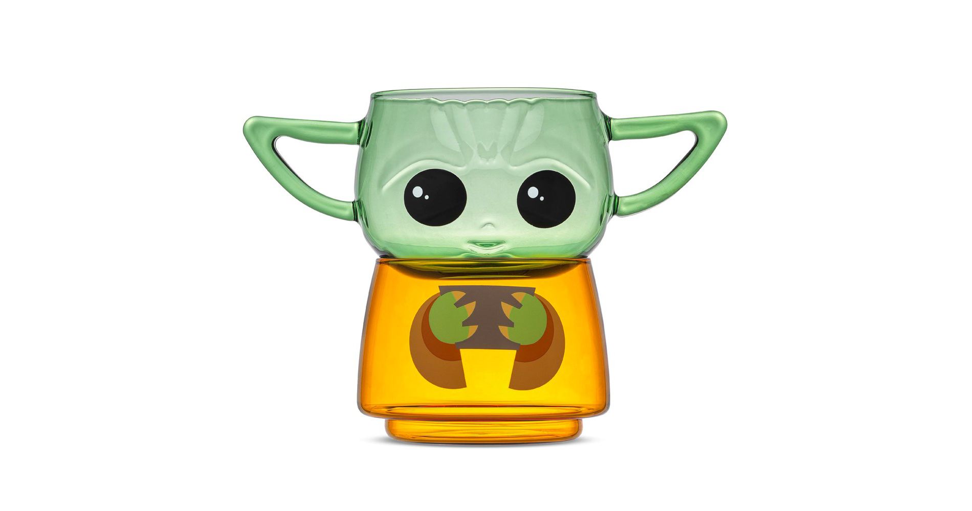 JoyJolt Star Wars™ Stackable Character Collection Grogu Stackable Glasses - 8 oz