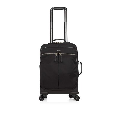 Knomo London Parklane 4-Wheel Carry-On Black, 10"