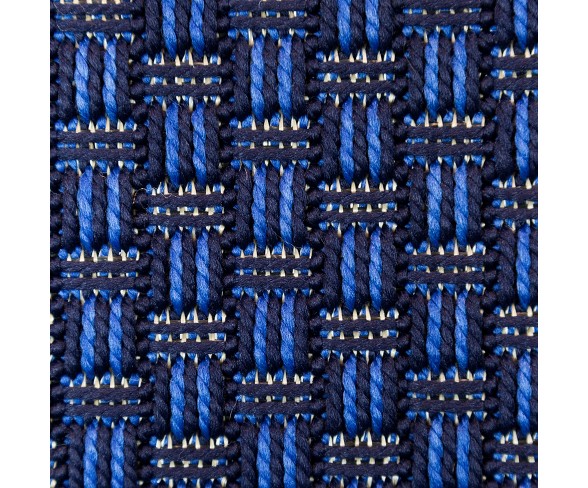 Basketweave Outdoor Runner Navy - Smith & Hawken&#153;